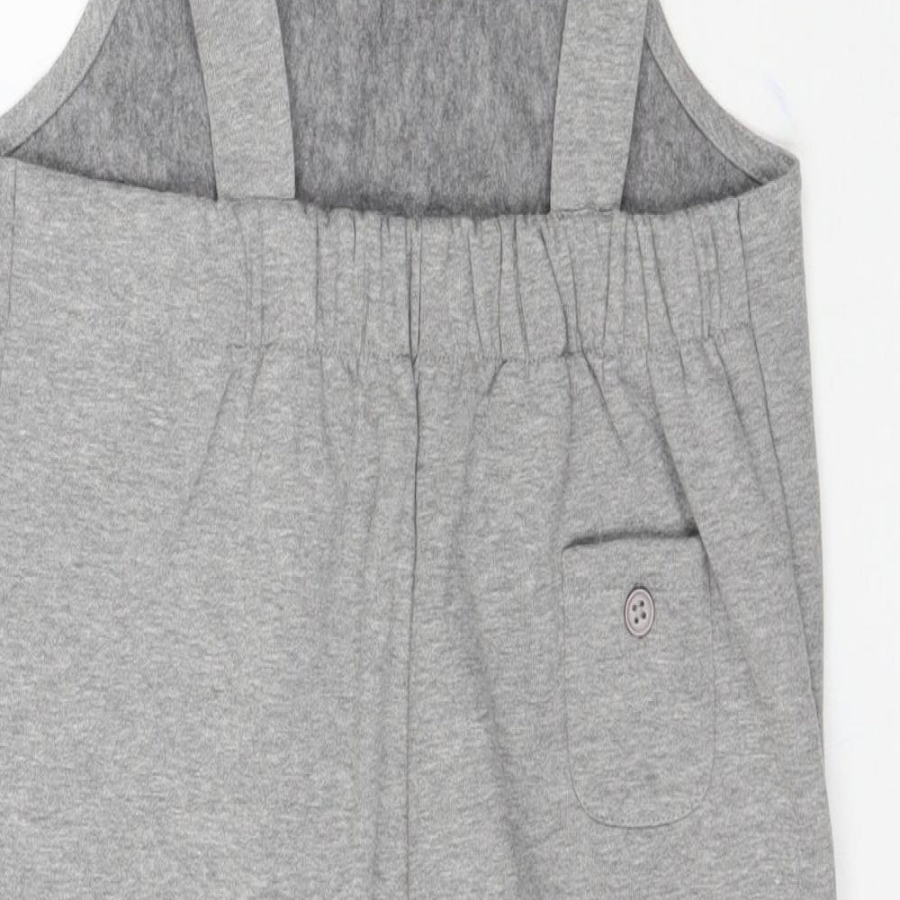 Preworn Girls Grey Jumpsuit One-Piece Size 4-5 Years