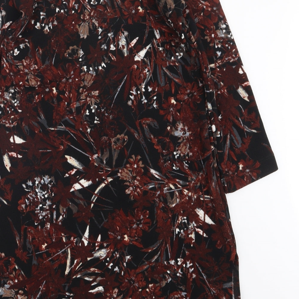 Christopher Fink Womens Brown Geometric Mini Size XS
