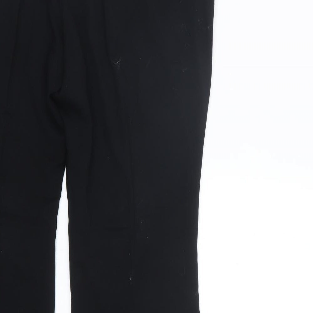 Marks & Spencer Womens Black Trousers Size 14 L30 in
