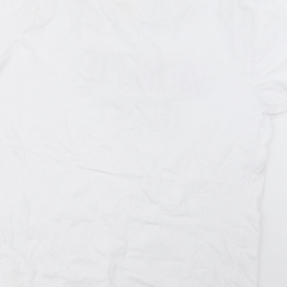 BEC Womens White Basic T-Shirt Size XL