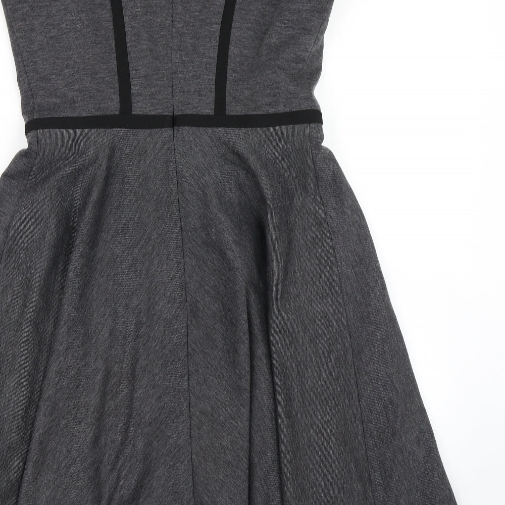The Department Womens Grey Skater Dress Size 12