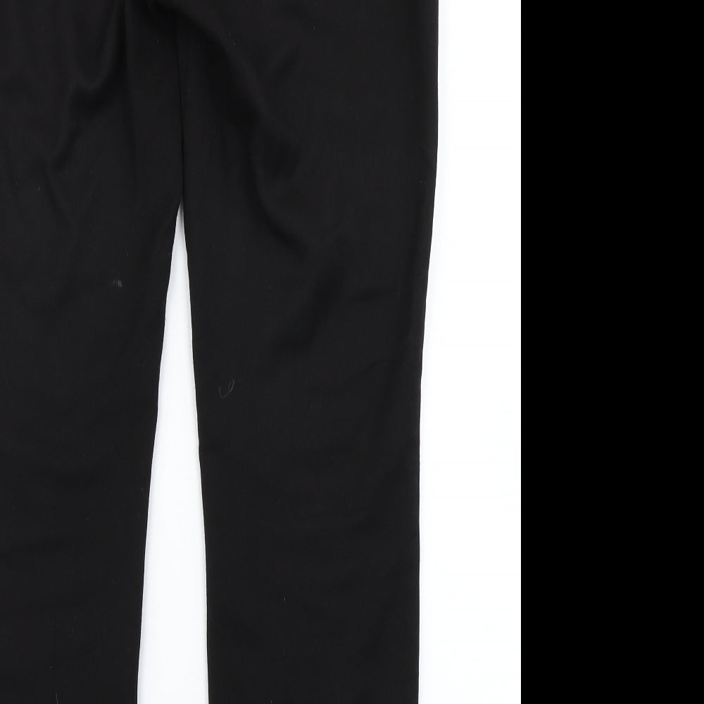 V Womens Black Dress Pants Trousers Size 12 L29 in