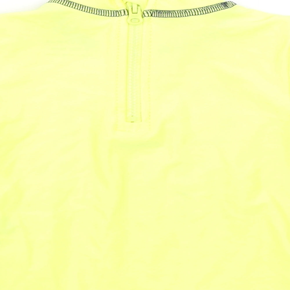 Primark Boys Yellow Basic T-Shirt Size 9-12 Months - Swim Tee