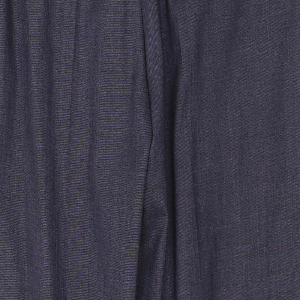 Marks & Spencer Womens Blue Trousers Size 10 L27 in