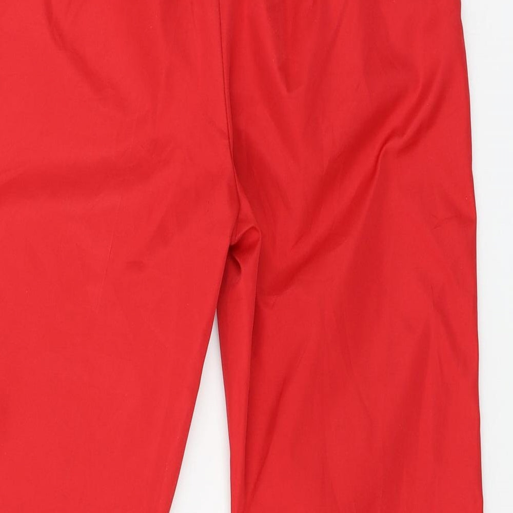 NOWATEX Womens Red Trousers Size 10 L24 in