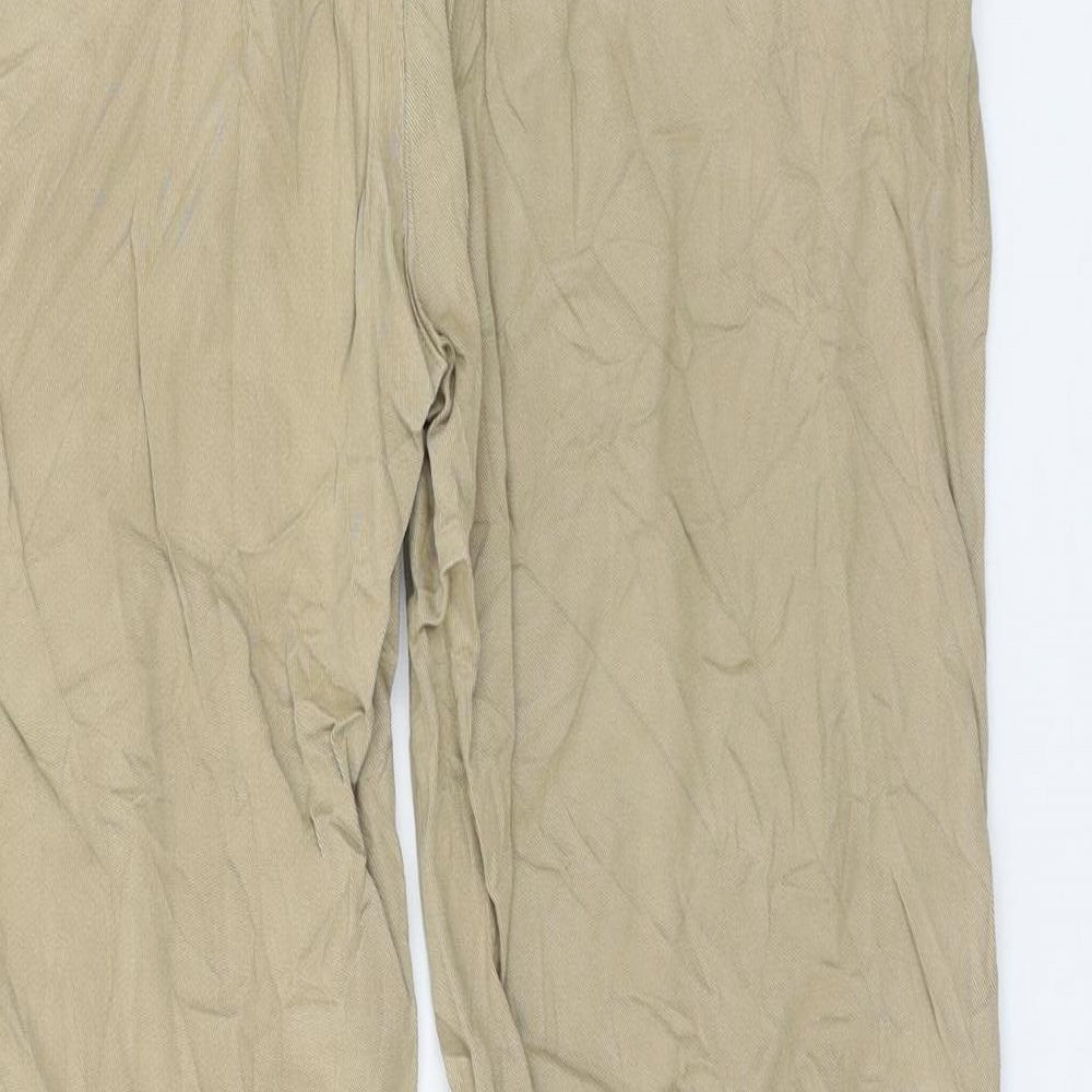 Preworn Womens Beige Trousers Size 32 in L26 in