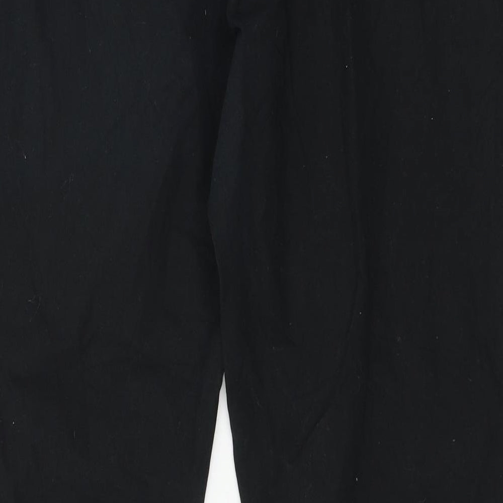 Butik Womens Black Trousers Size 10 L25 in