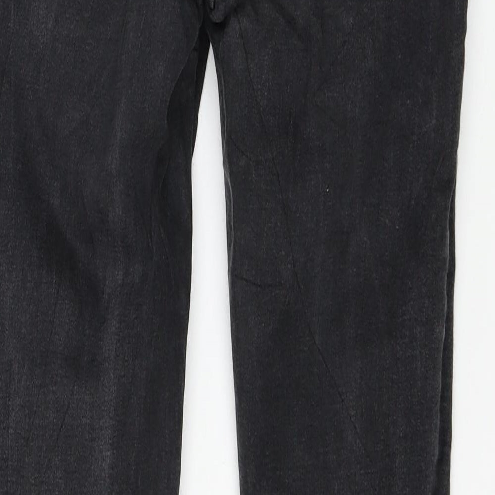 New Look Womens Grey Denim Skinny Jeans Size 8 L25 in