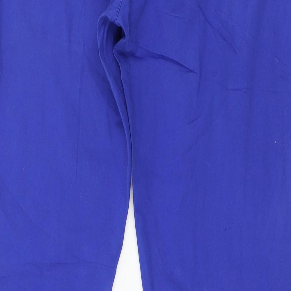 Chillin Womens Blue Trousers Size S L28 in
