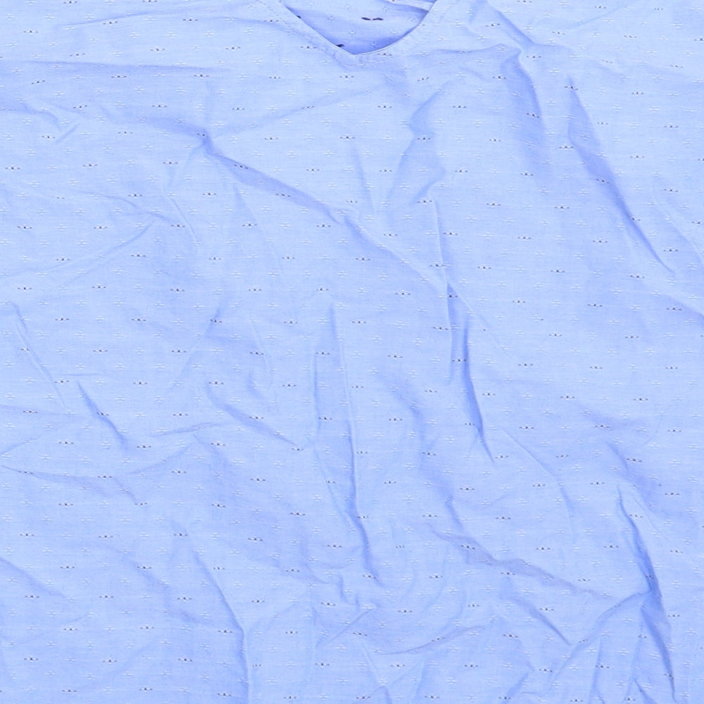 TOM TAILOR Womens Blue Basic Blouse Size 12