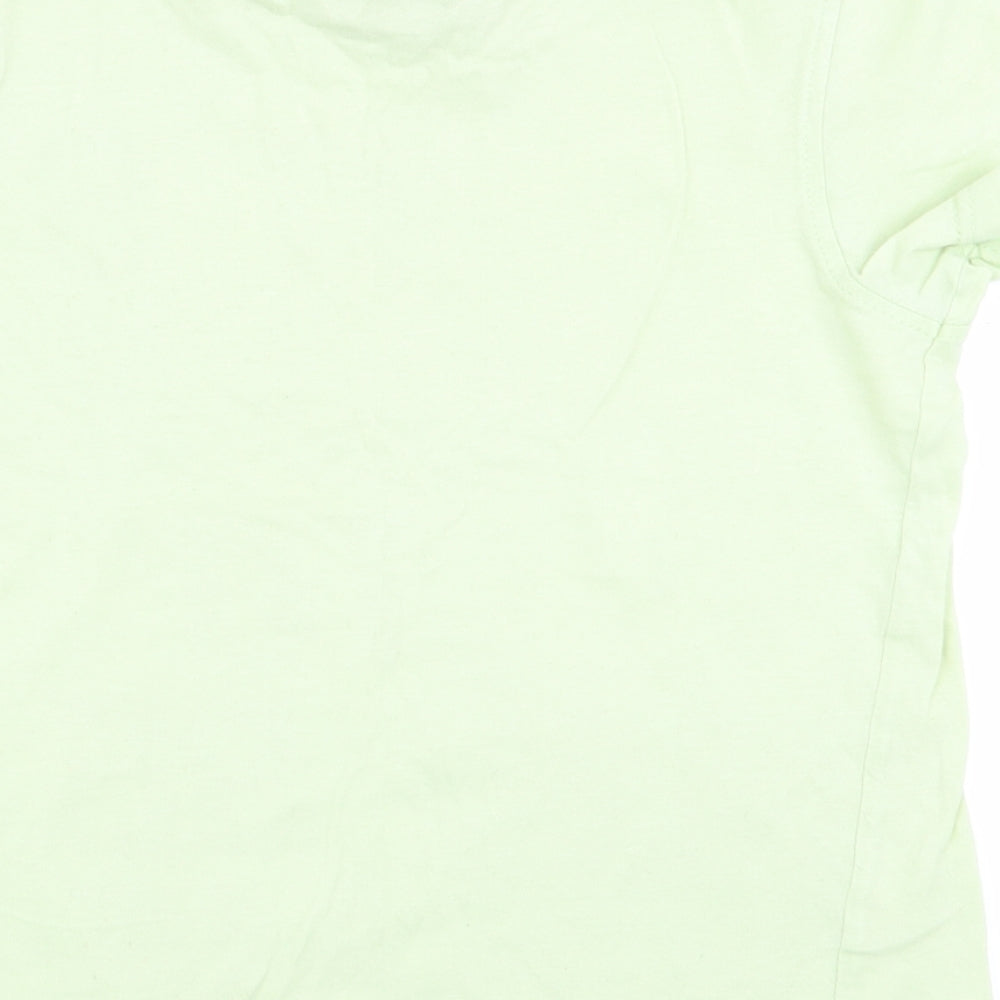 Asda George Boys Green Basic T-Shirt Size 5-6 Years