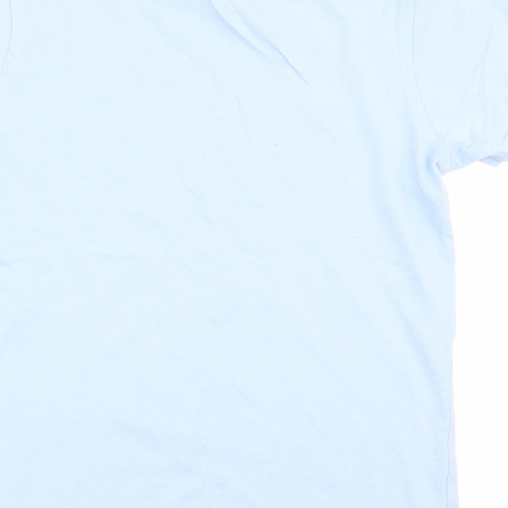 Asda George Boys Blue Basic T-Shirt Size 5-6 Years