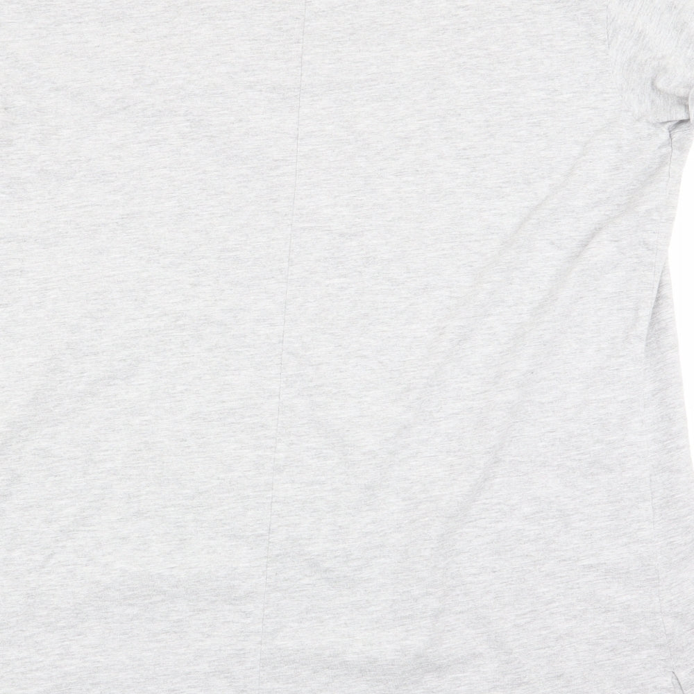 Yours Womens Grey Basic T-Shirt Size 18