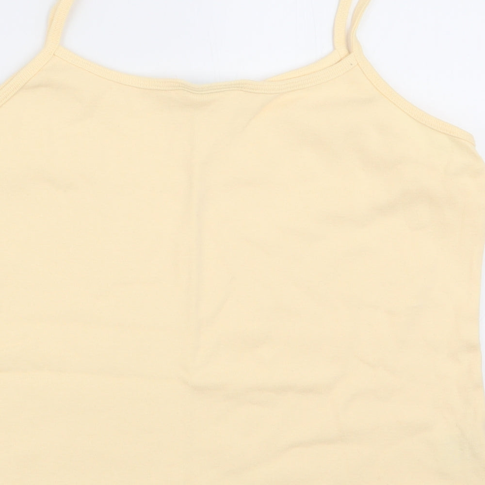 JDV Womens Yellow Camisole Tank Size 16