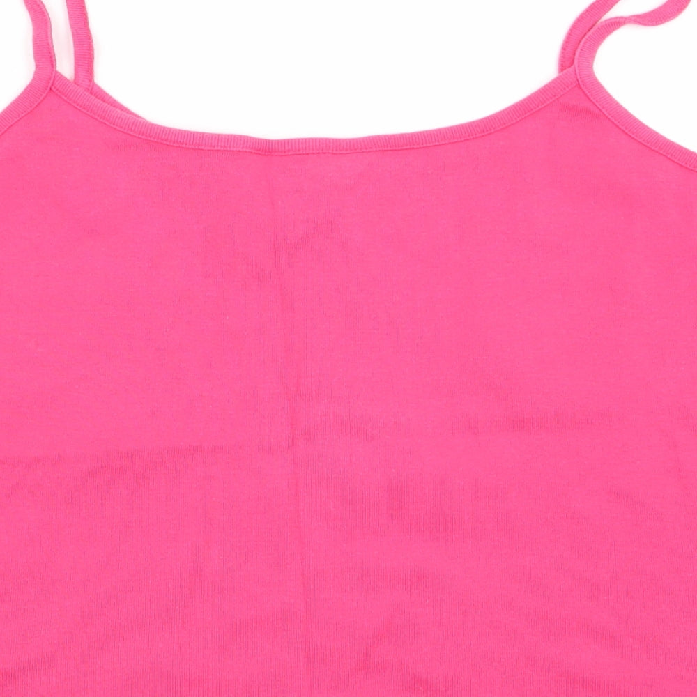 Essentials Womens Pink Camisole Tank Size 18