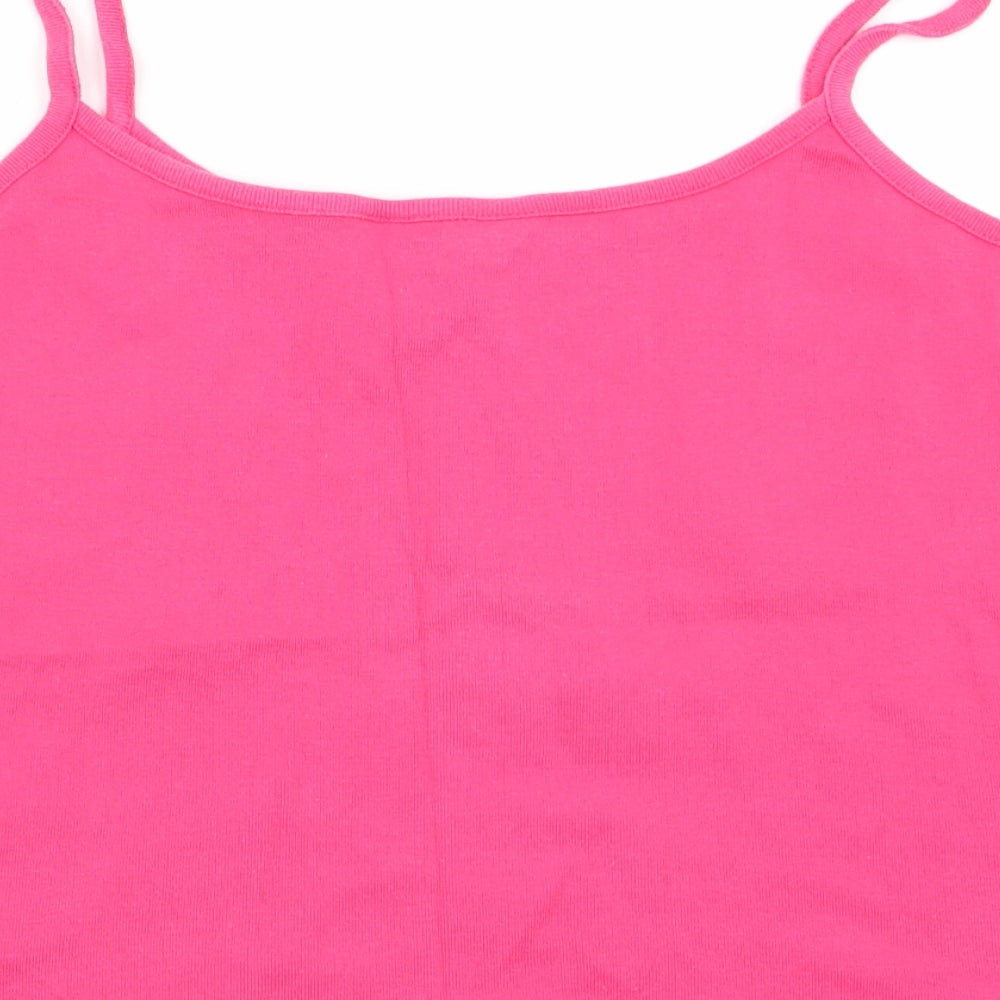 Essentials Womens Pink Camisole Tank Size 18