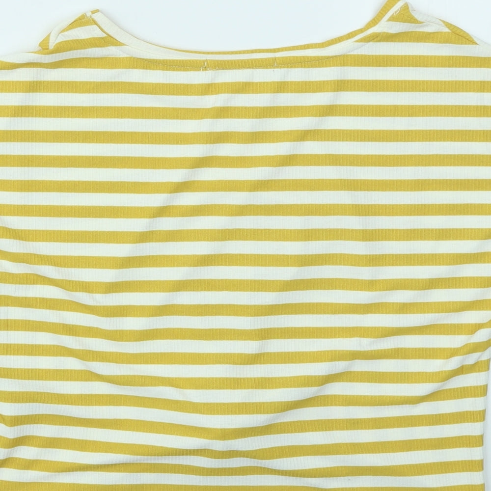 Primark Womens Multicoloured Striped Basic Blouse Size S