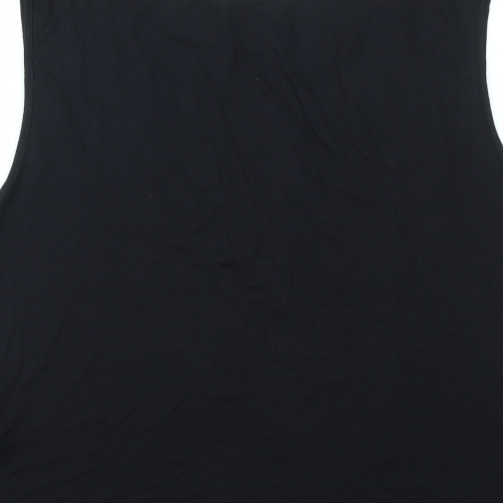 James Lakeland Womens Black Basic T-Shirt Size L