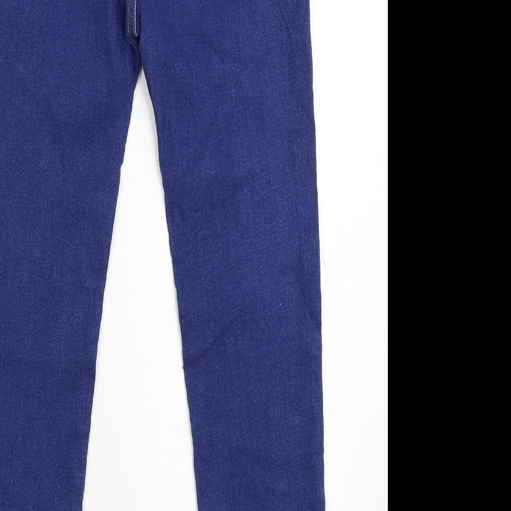 Pull&Bear Womens Blue Denim Skinny Jeans Size 28 in L26 in