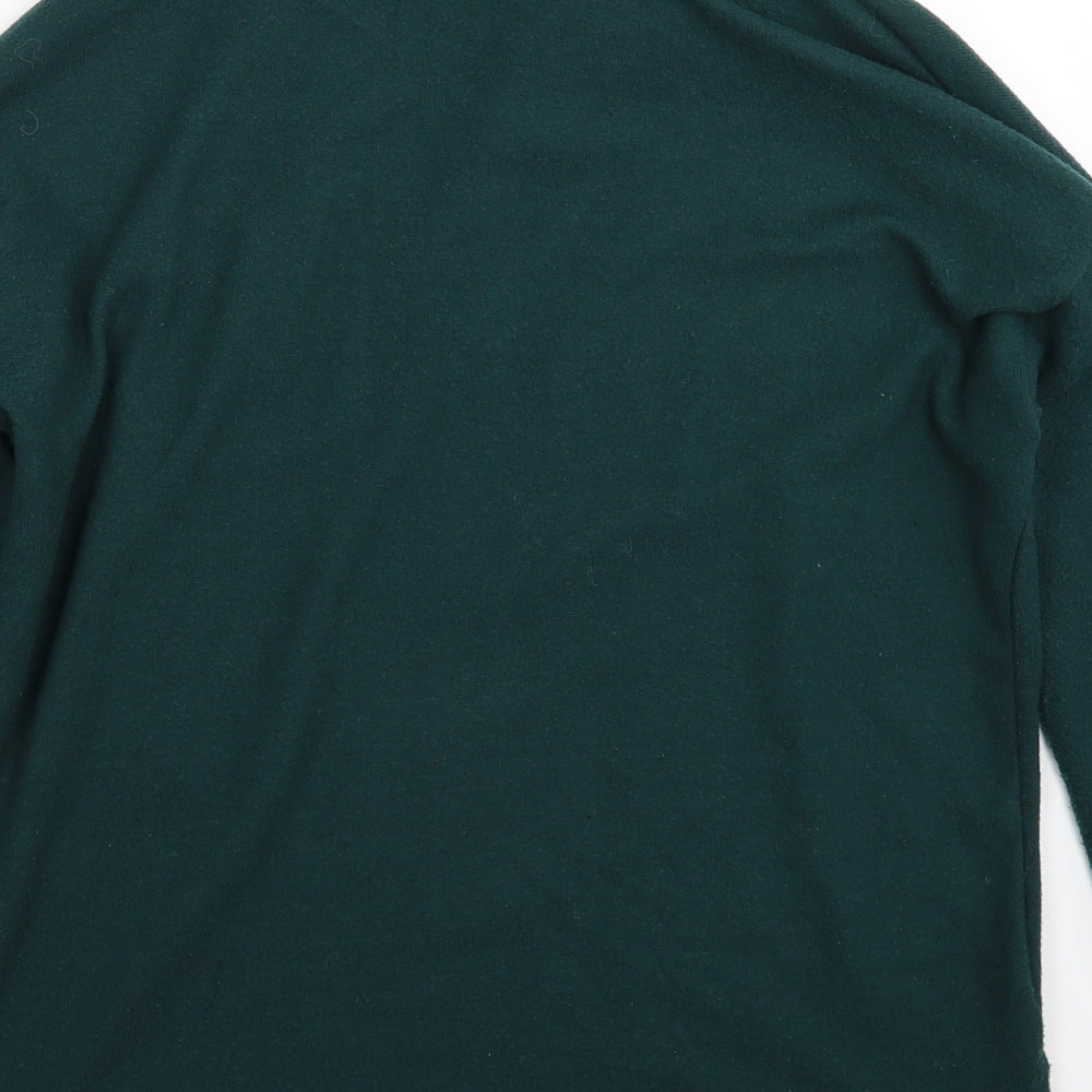 New Look Womens Green Knit Pullover Jumper Size S - Oversized