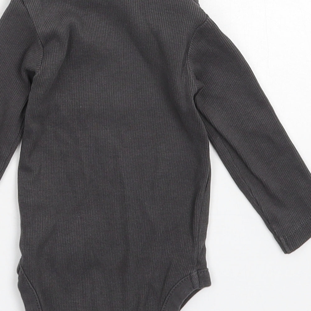 NEXT Baby Grey Babygrow One-Piece Size 3-6 Months