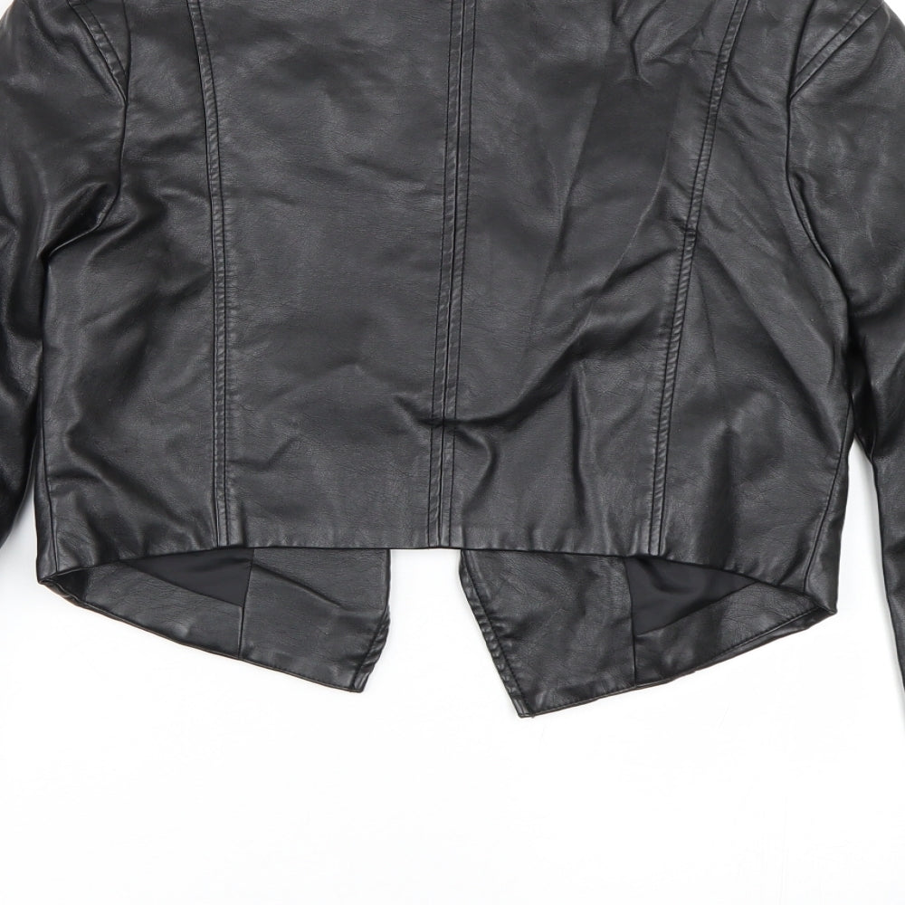 Red Herring Womens Black Jacket Size 10