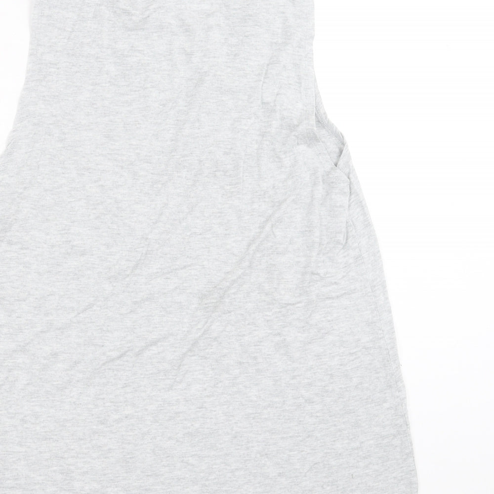 Weekday Womens Grey Basic Tank Size L