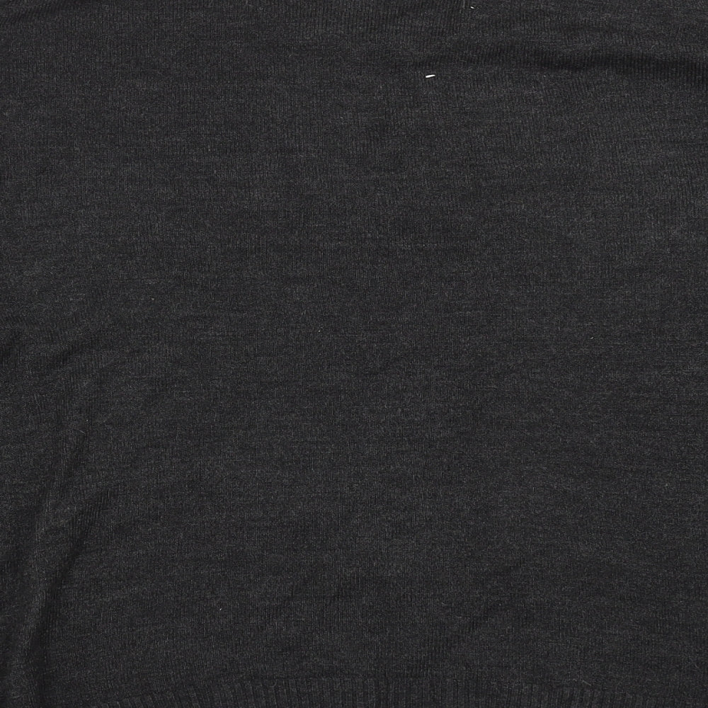 NEXT Mens Grey Knit Pullover Jumper Size M