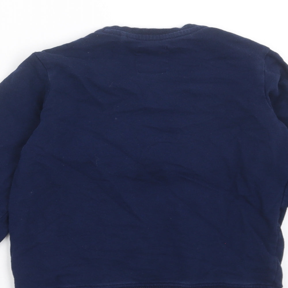 HOP Boys Blue Pullover Sweatshirt Size 4-5 Years - future wow
