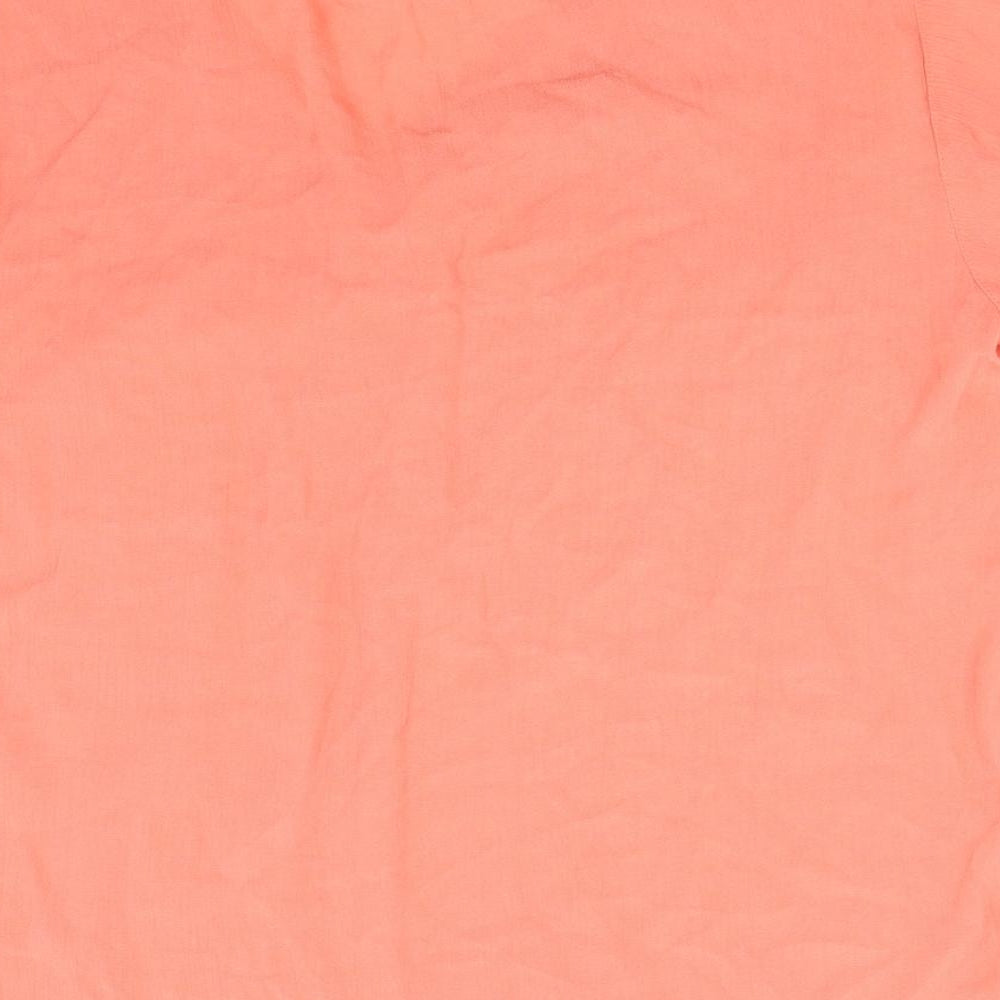 Marks & Spencer Womens Orange Basic Blouse Size L