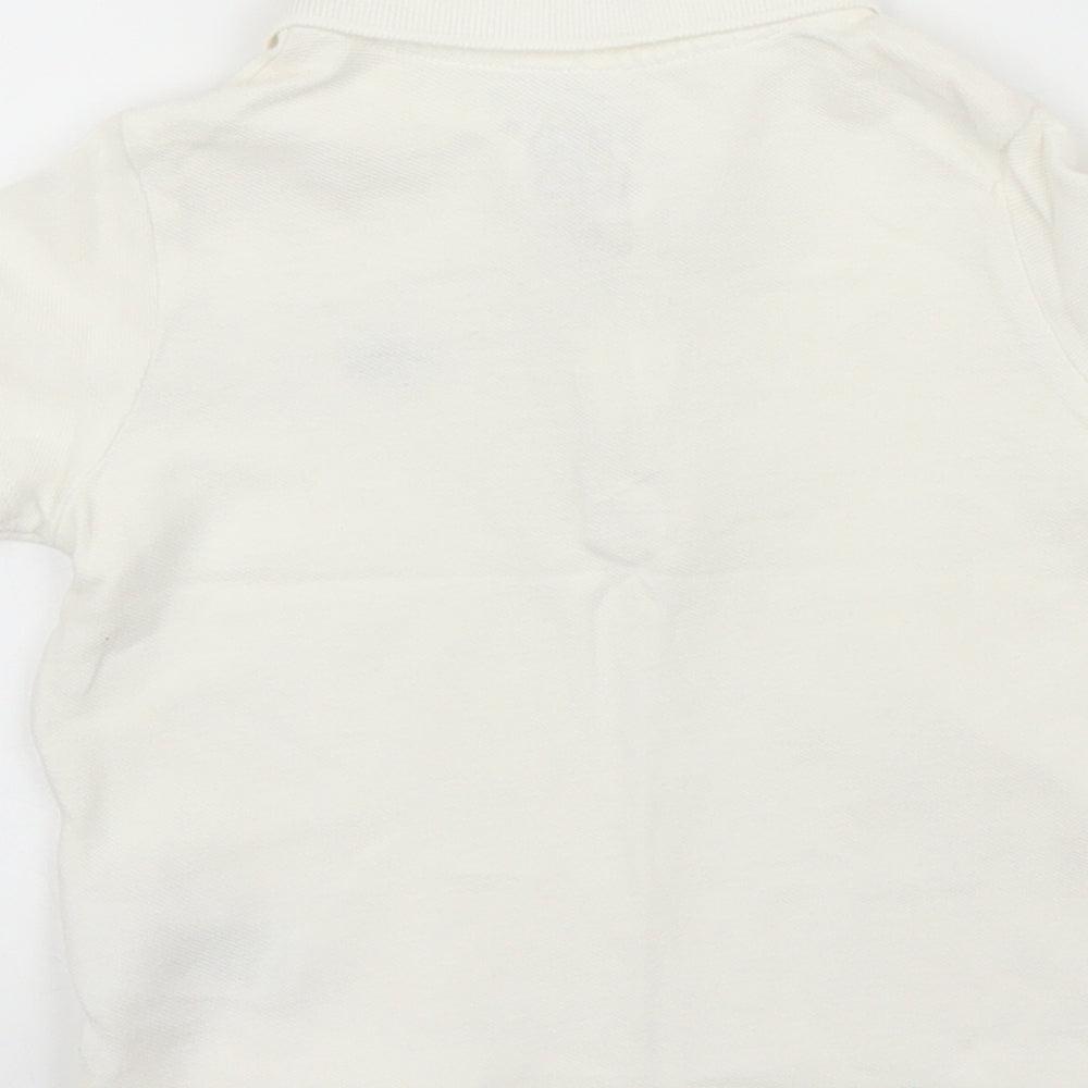 F&F Boys White Basic Polo Size 12 Months