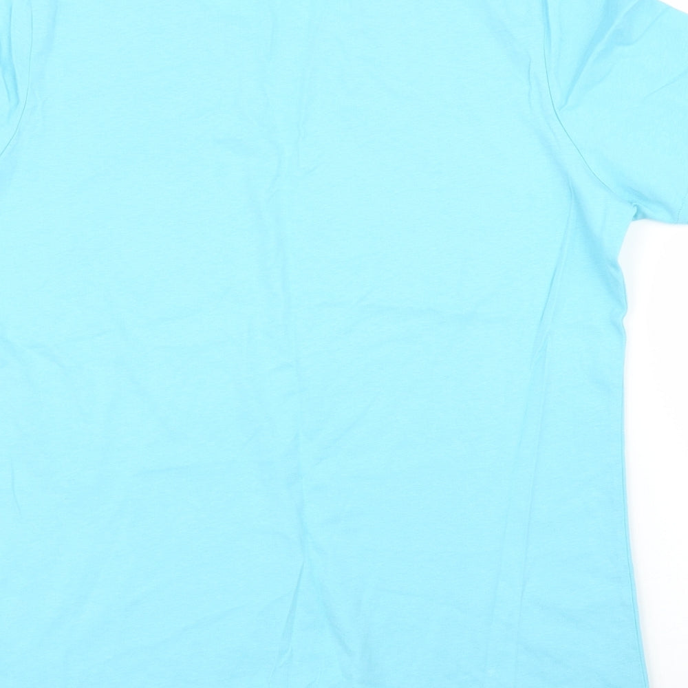Damart Womens Blue Basic T-Shirt Size 10