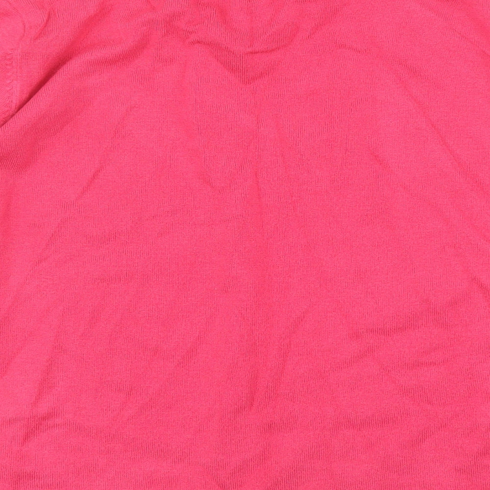 Bonmarché Womens Pink Pullover Jumper Size L