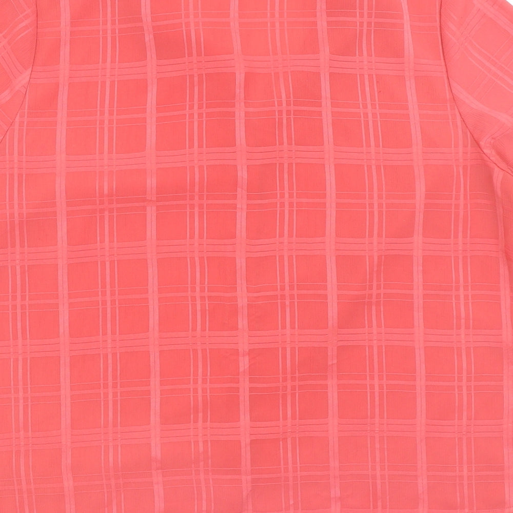 BM Womens Red Basic Button-Up Size 20