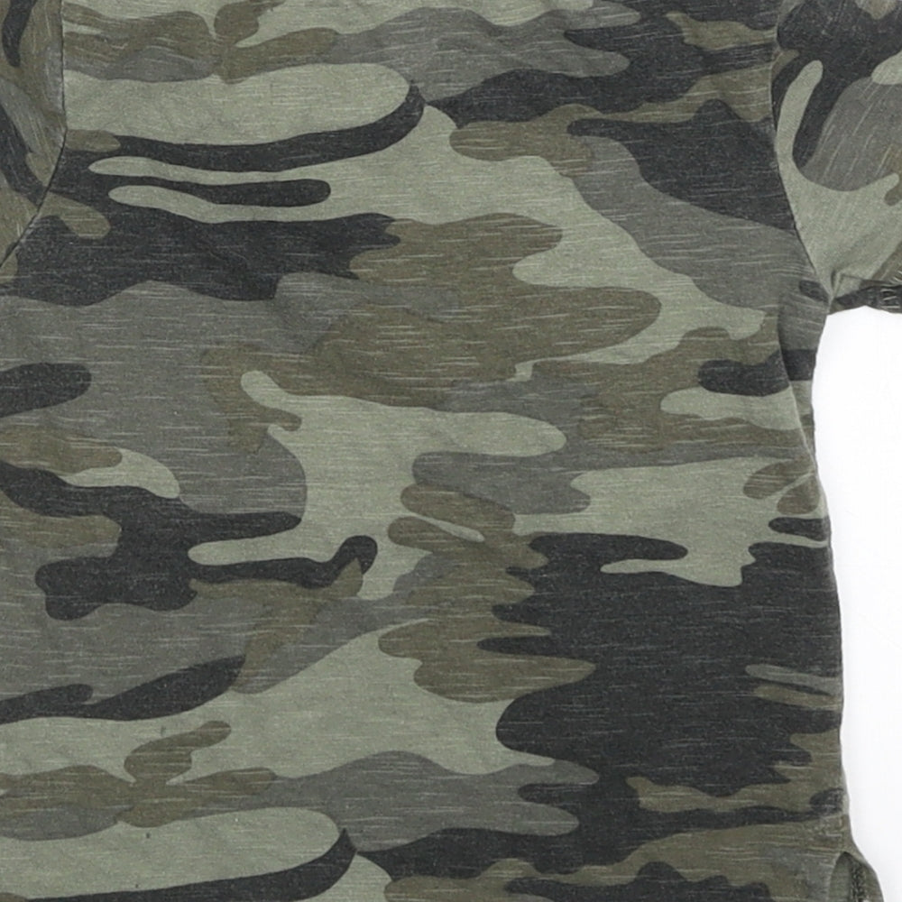 Mini Rebel Baby Green Camouflage Basic T-Shirt Size 12-18 Months - #Epic Cool Dude