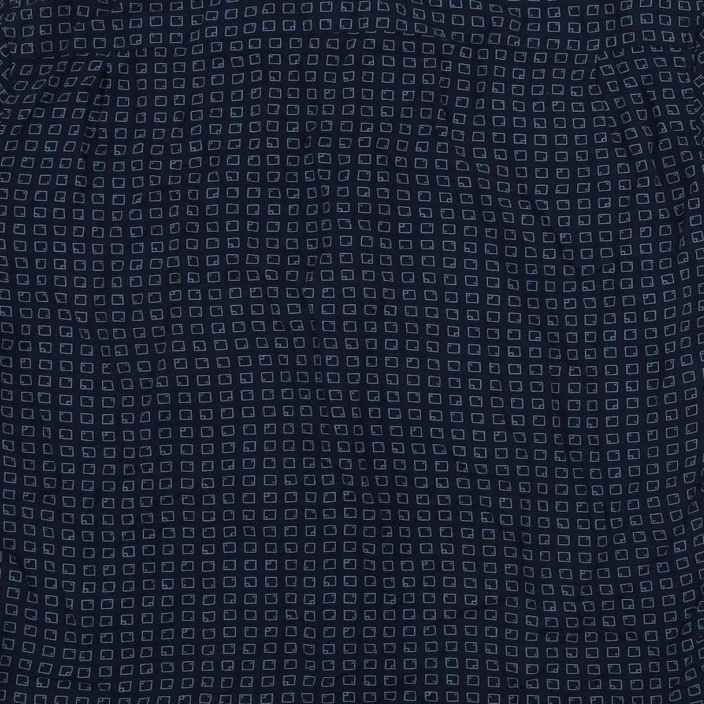 TESCO Womens Blue Basic Button-Up Size S