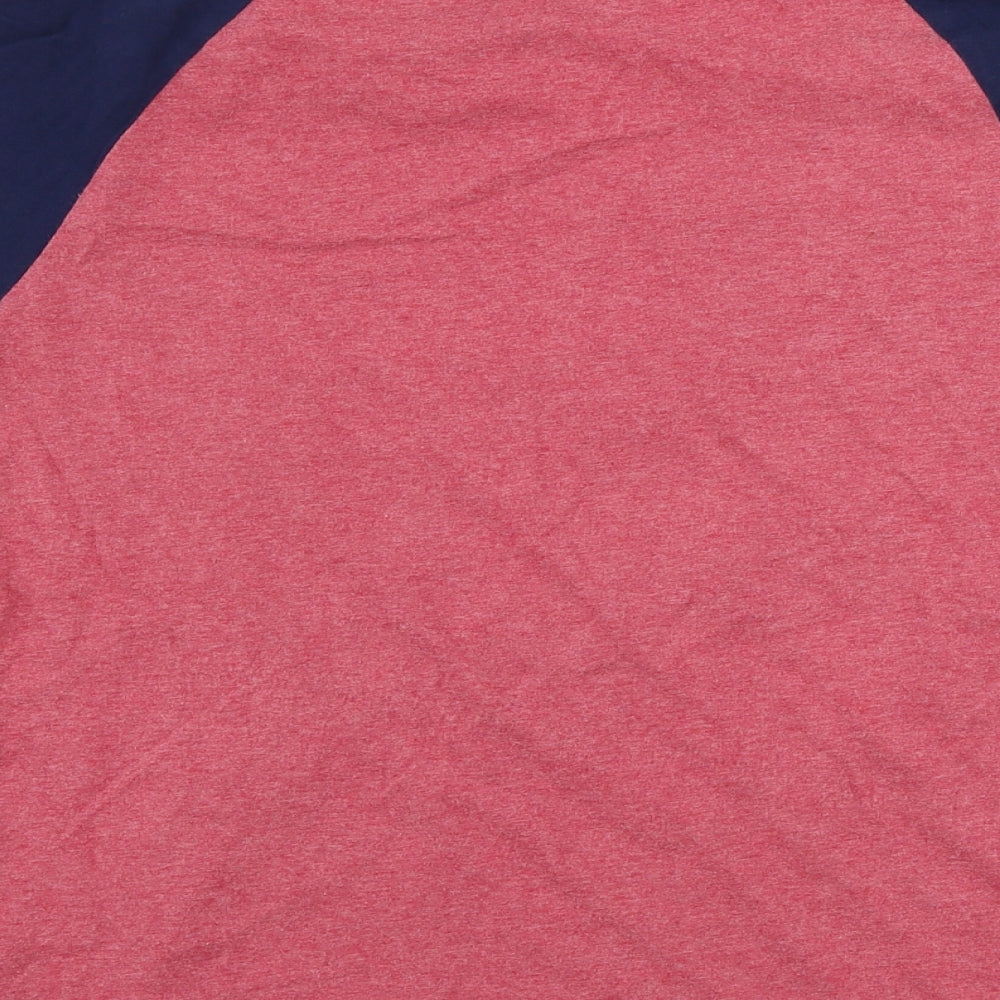Marks & Spencer Mens Pink T-Shirt Size S