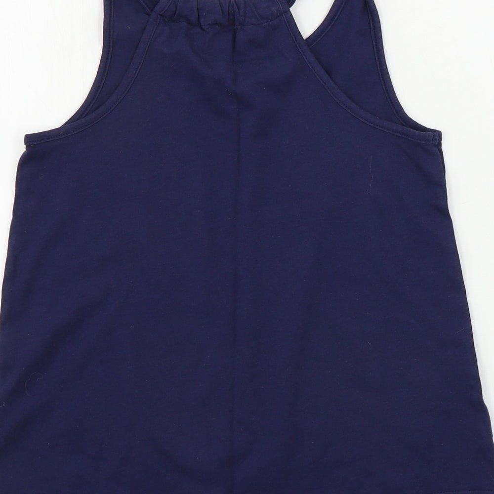 Nutmeg Girls Blue Basic T-Shirt Size 9-10 Years