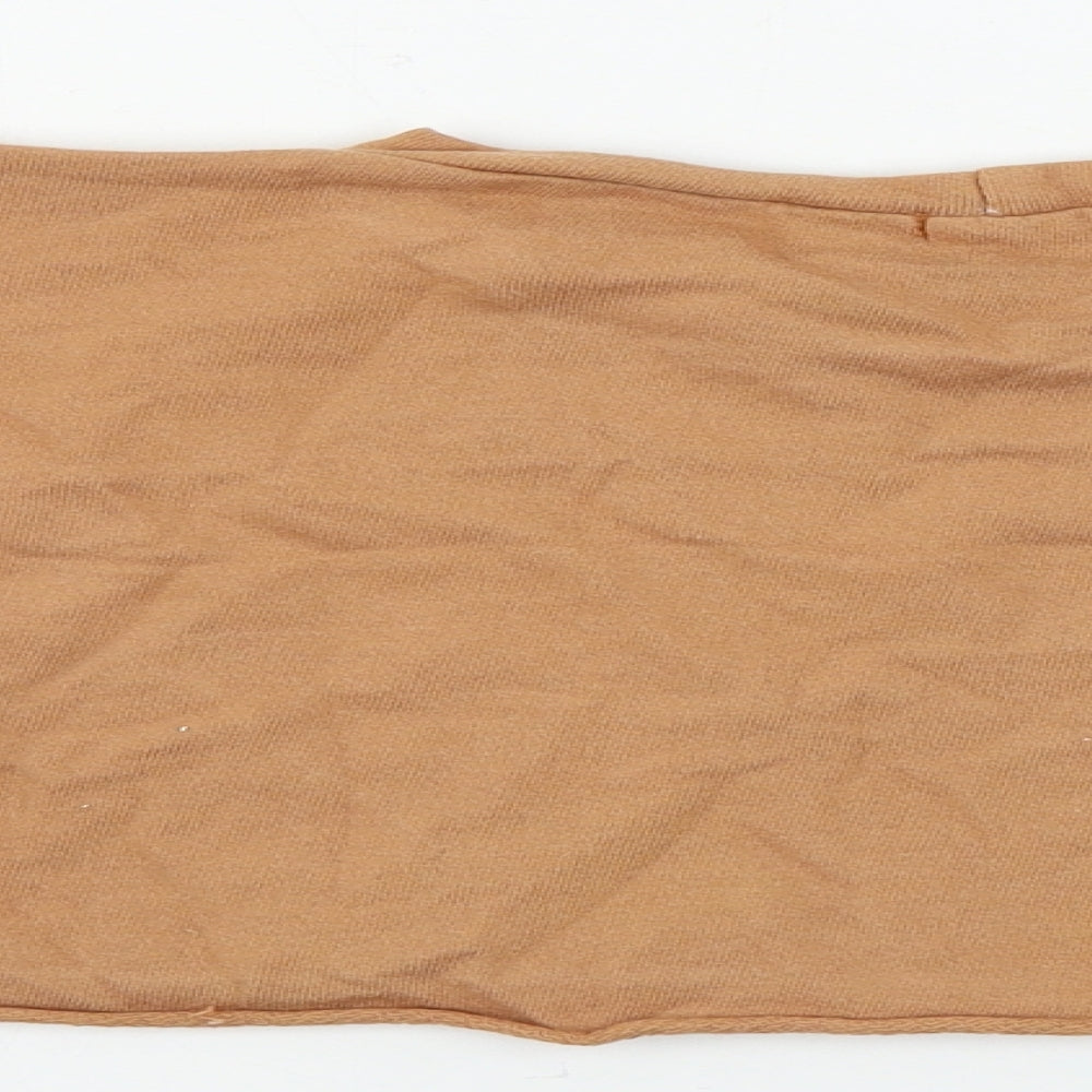 PRETTYLITTLETHING Womens Brown Pullover Jumper Size 8