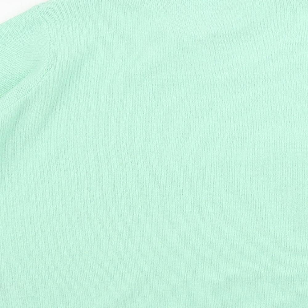 isle Mens Green Henley Jumper Size L