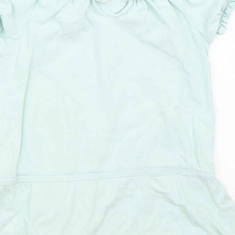 Uttam Kids Girls Blue Basic T-Shirt Size 4-5 Years