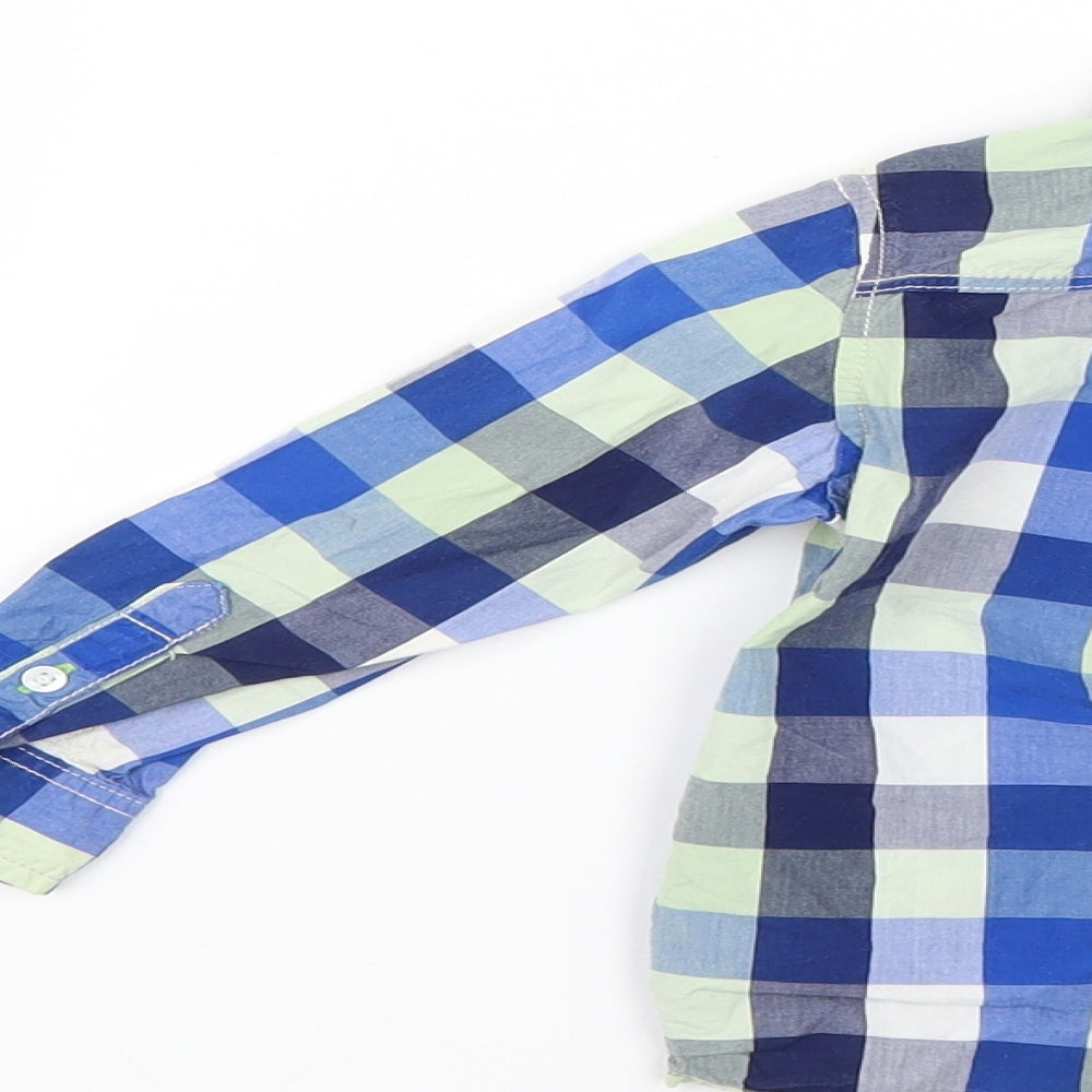 H&M Baby Multicoloured Check Basic Button-Up Size 12-18 Months