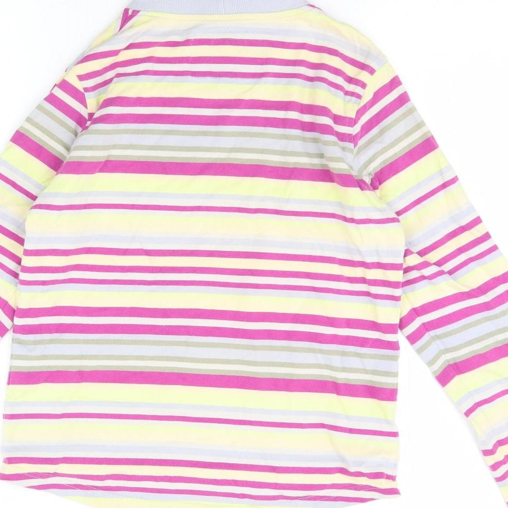 ellesse Womens Multicoloured Striped Pullover Jumper Size 12