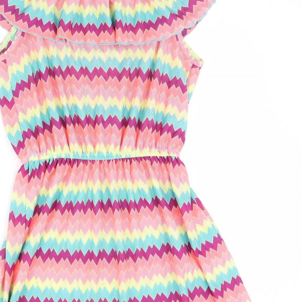 George Womens Multicoloured Striped Kaftan Size L