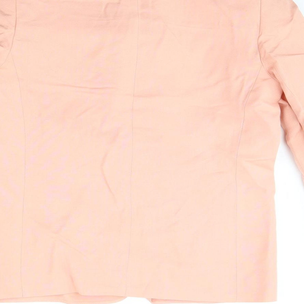 Planet Womens Pink Jacket Blazer Size 12 - Shoulder Pads