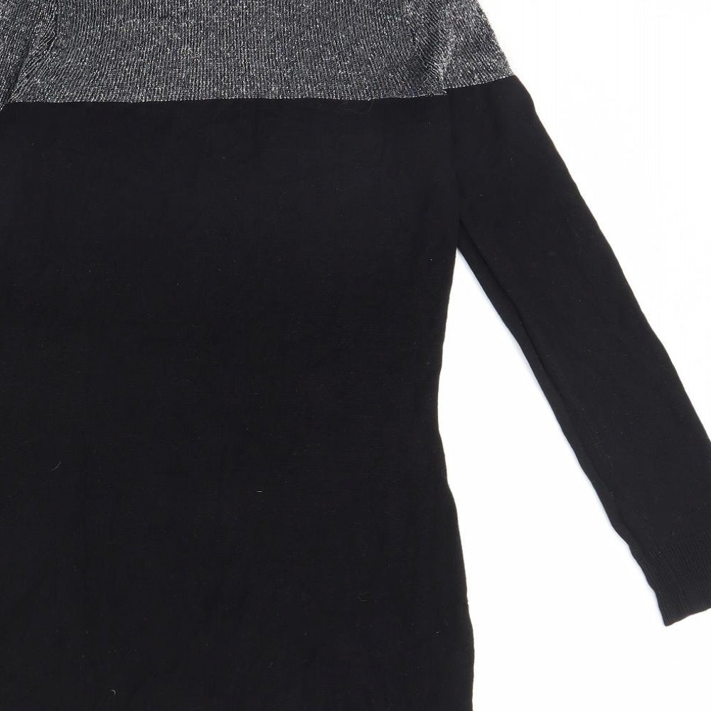South Womens Black Pullover Jumper Size 10