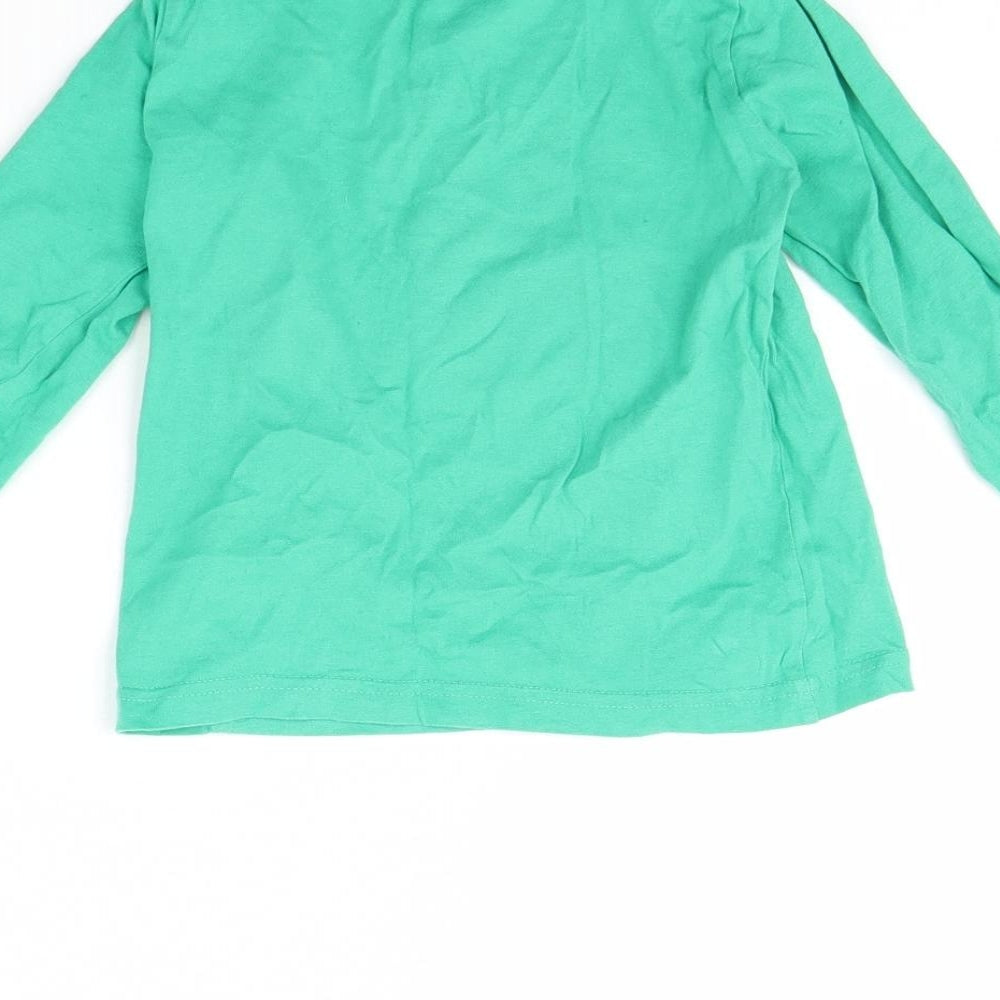 Primark Boys Green Basic T-Shirt Size 3 Years - Monkey