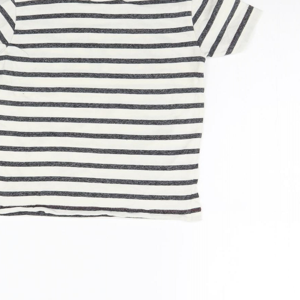 George Boys Ivory Striped Basic T-Shirt Size 3 Years - NYC