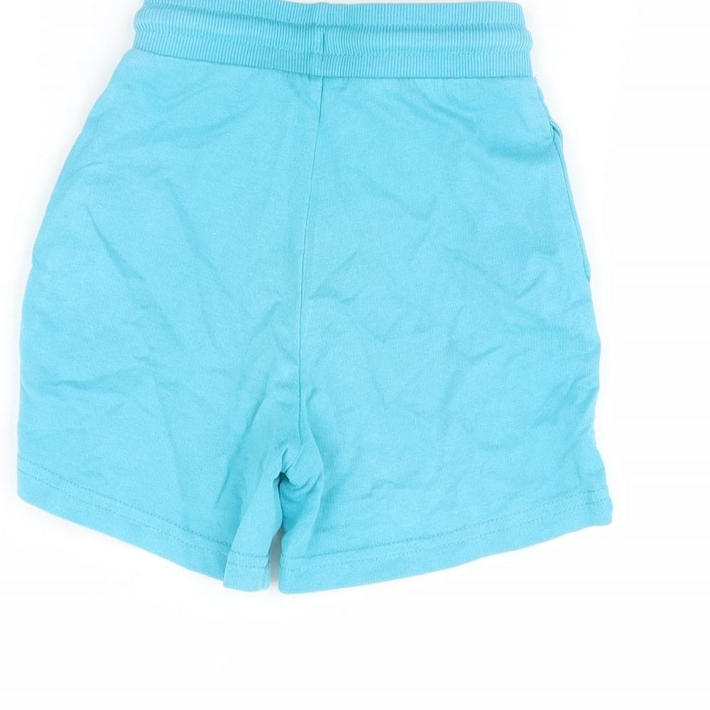 George Girls Blue Cropped Trousers Size 18 Months