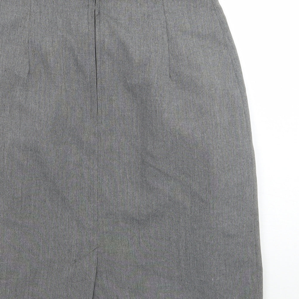 Preworn Womens Grey A-Line Skirt Size 10